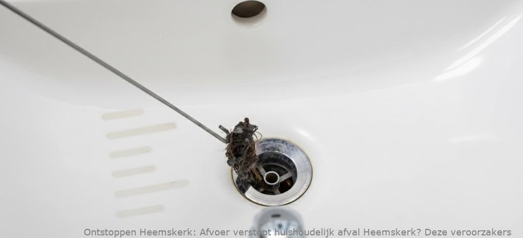Afvoer verstopt huishoudelijk afval Heemskerk? Deze veroorzakers
