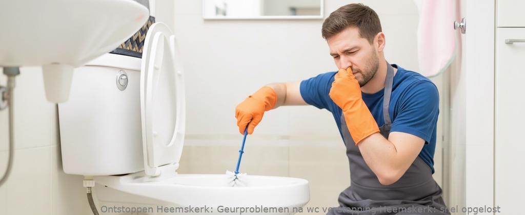 Geurproblemen na wc verstopping Heemskerk: snel opgelost