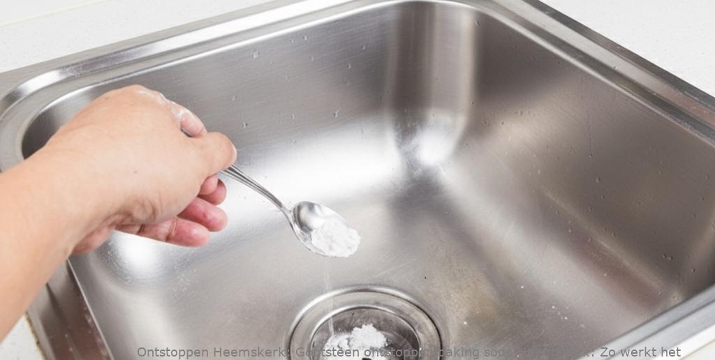 Gootsteen ontstoppen baking soda Heemskerk: Zo werkt het