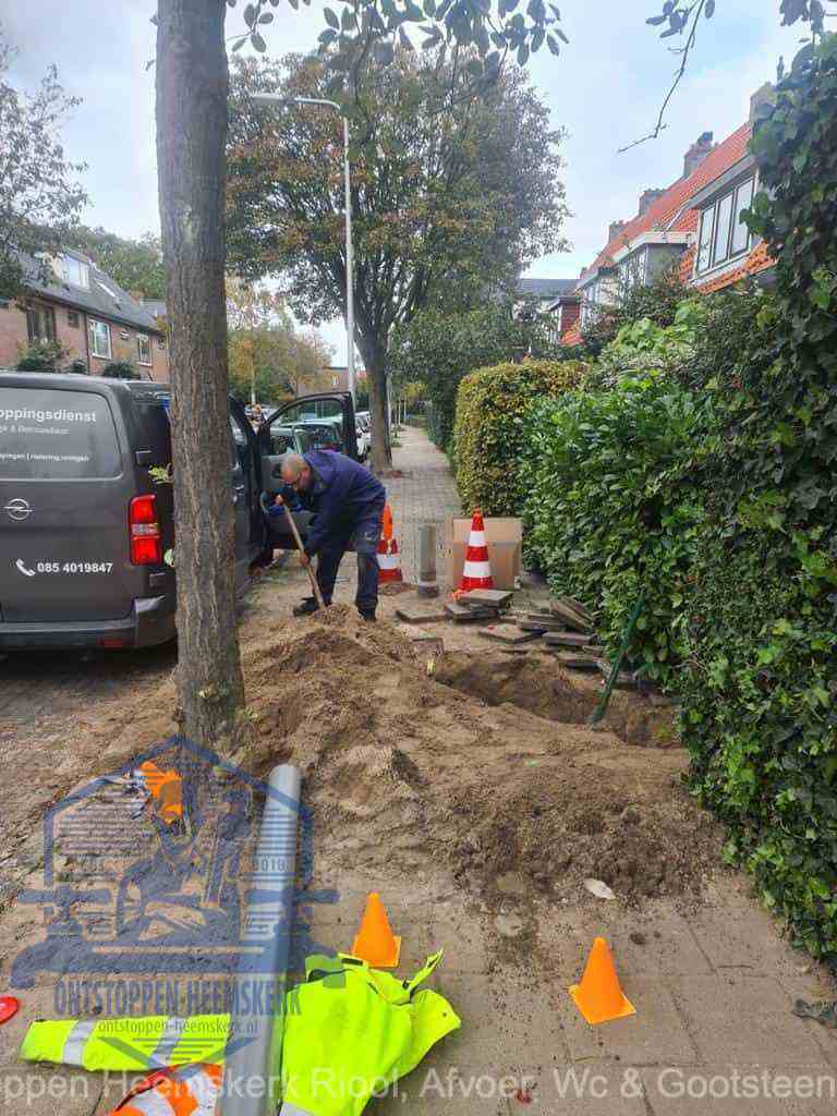 Graven riool Heemskerk