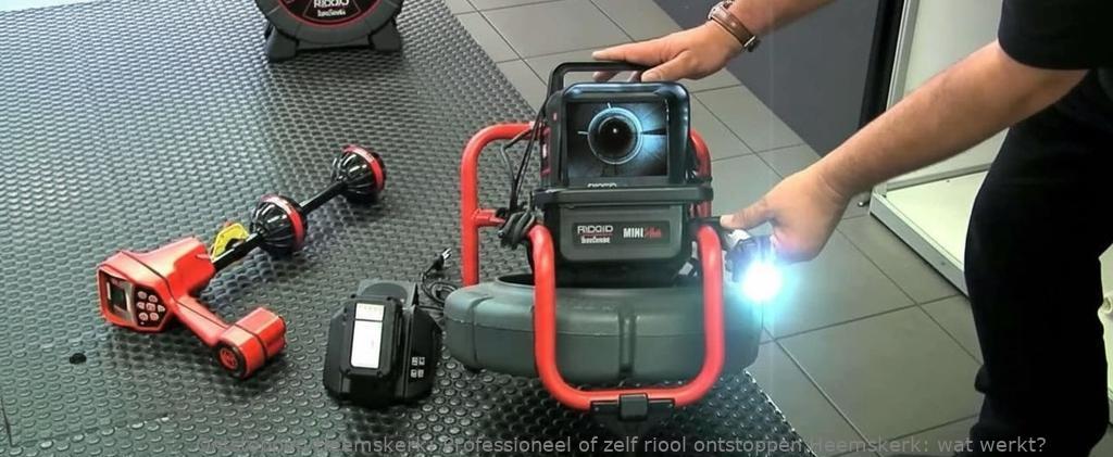 Professioneel of zelf riool ontstoppen Heemskerk: wat werkt?