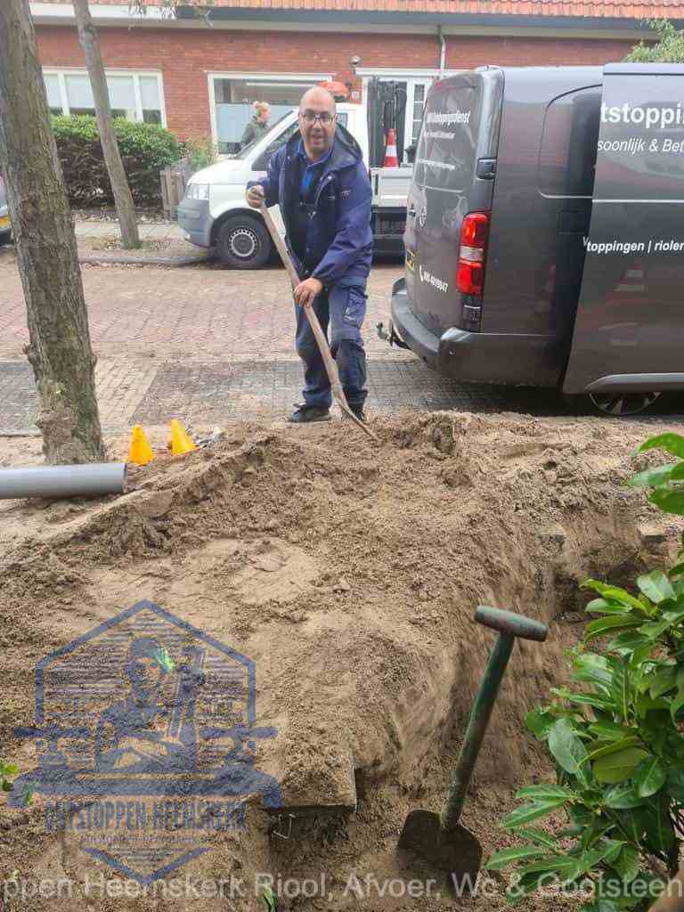 Riool ontstoppen Heemskerk graven
