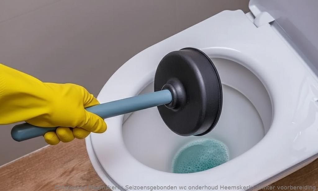 Seizoensgebonden wc onderhoud Heemskerk: Winter voorbereiding