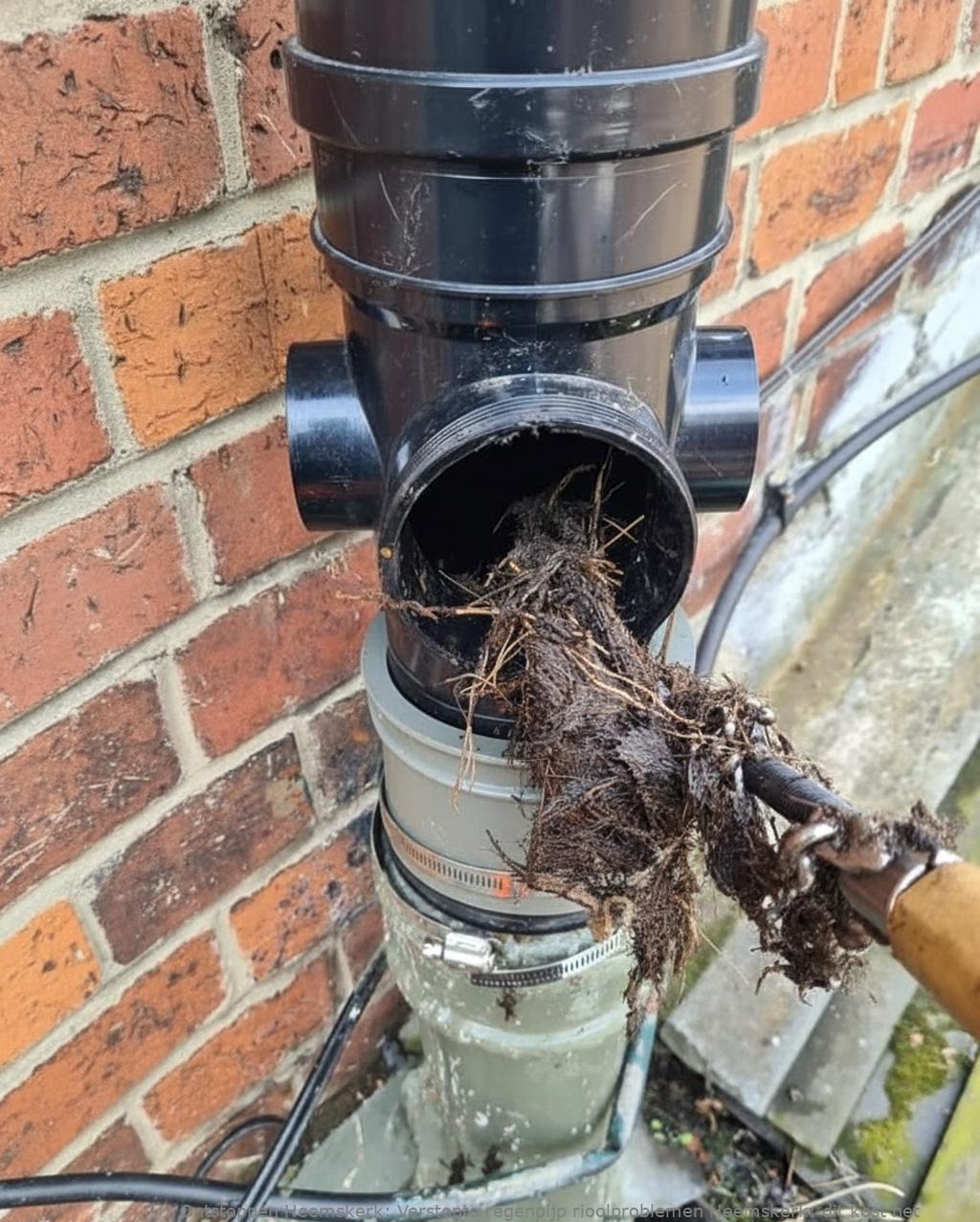 Verstopte regenpijp rioolproblemen Heemskerk: dit kost het